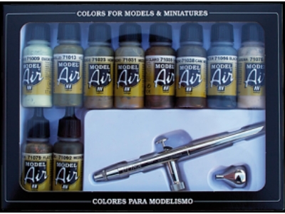 71168 Model Air - Airbrush Ultra H.S. + 10 Camouflage Colors - zdjęcie 2