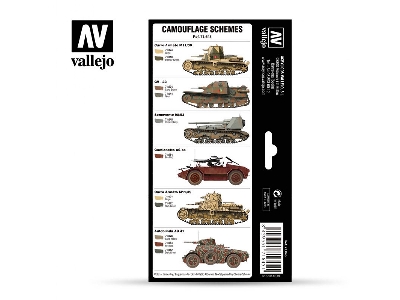 71645 Afv Color Series - Italian Wwii Regio Esercito Camo Colors Model Air Set - zdjęcie 2