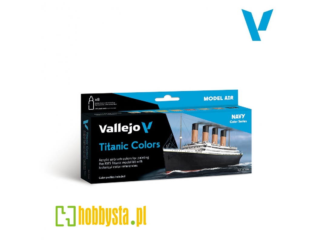 71646 Navy Color Series - Titanic Colors Model Air Set - zdjęcie 1
