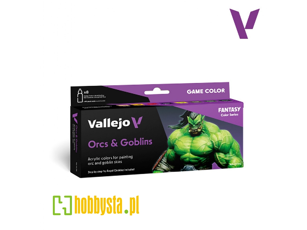 72192 Fantasy Color Series - Orcs & Goblins Game Color Set - zdjęcie 1