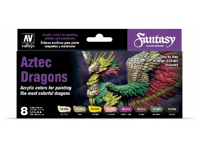 72306 Fantasy Color Series -  Aztec Dragons Game Color Set - zdjęcie 1