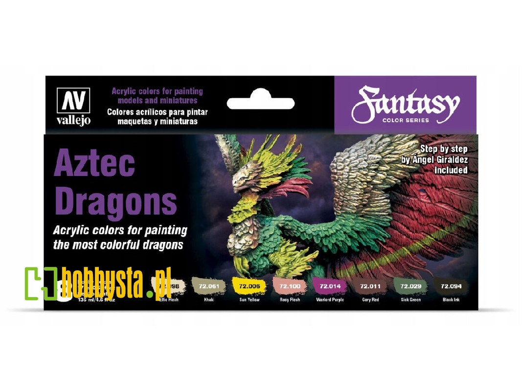 72306 Fantasy Color Series -  Aztec Dragons Game Color Set - zdjęcie 1