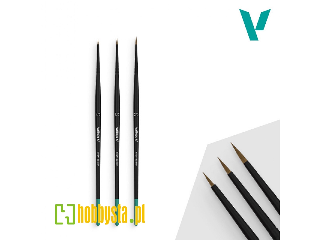 Brush - Pro Modeler - Definition Set (4/0, 3/0, 2/0) - zdjęcie 1 Brush - Pro Modeler - Definition Set (4/0, 3/0, 2/0) - zdjęcie 1