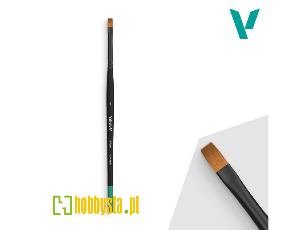 Brush - Effects - Flat Synthetic No. 4 - zdjęcie 1 Brush - Effects - Flat Synthetic No. 4 - zdjęcie 1