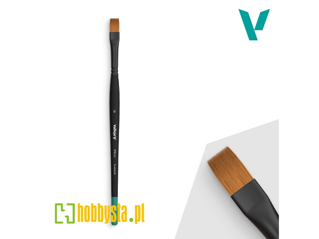 Brush - Effects - Flat Synthetic No. 8 - zdjęcie 1 Brush - Effects - Flat Synthetic No. 8 - zdjęcie 1