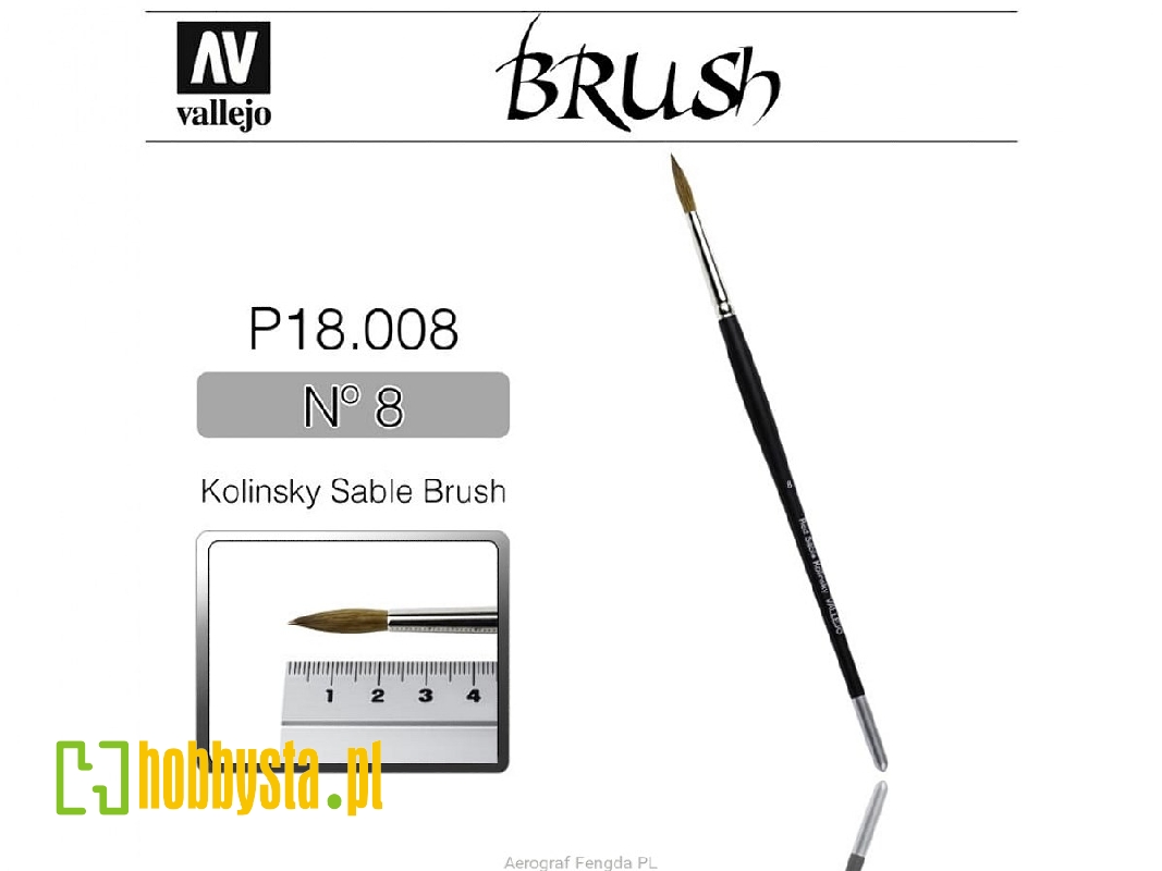 Brush - Kolinsky - Sable 8 - zdjęcie 1