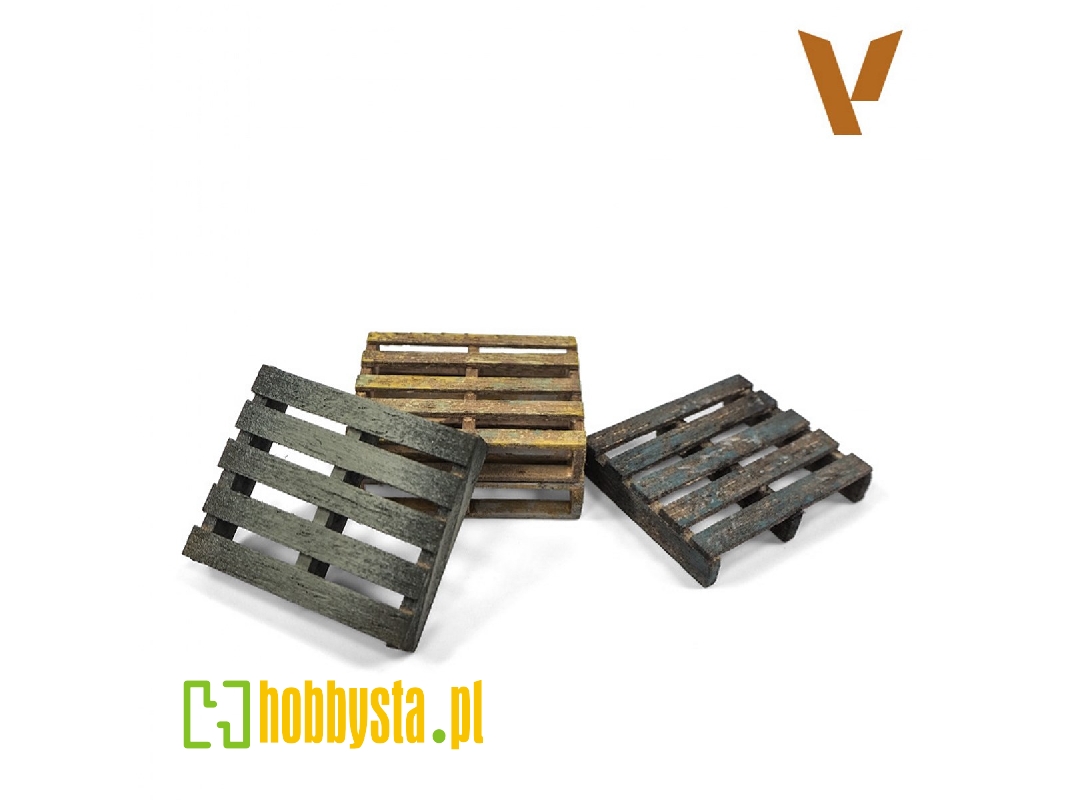 Wooden Pallets (4pcs) - zdjęcie 1 Wooden Pallets (4pcs) - zdjęcie 1