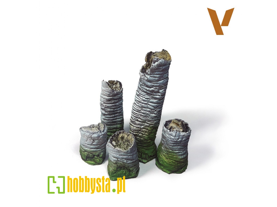 Broken Palm Trunks (5pcs) - zdjęcie 1 Broken Palm Trunks (5pcs) - zdjęcie 1