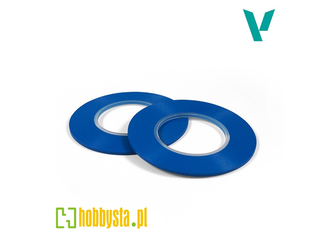 Flexible Masking Tape 2mm X 18m (2pcs) - zdjęcie 1 Flexible Masking Tape 2mm X 18m (2pcs) - zdjęcie 1