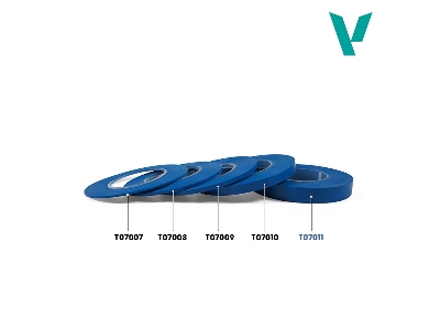 Flexible Masking Tape 10mm X 18m (2pcs) - zdjęcie 2 Flexible Masking Tape 10mm X 18m (2pcs) - zdjęcie 2
