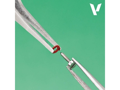 Flat Rounded Stainless Steel Tweezers (120mm) - zdjęcie 2