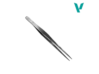 Straight Tip Stainless Steel Tweezers (175mm) - zdjęcie 1