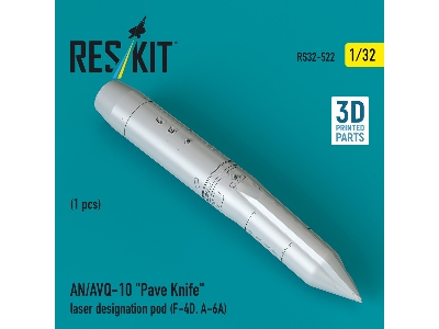 An/Avq-10 "pave Knife" Laser Designation Pod  (1 Piece / 3d Printed) - zdjęcie 2