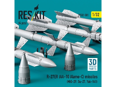 R-27er (Aa-10 Alamo-c) Missiles (4 Pcs / 3d Printed) - zdjęcie 2