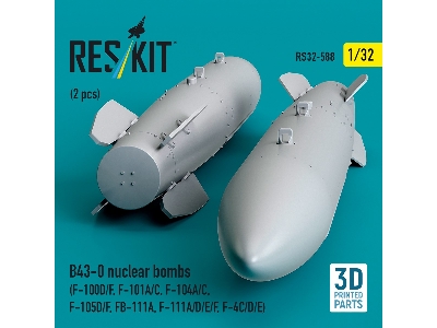 B43-0 Nuclear Bombs (2 Pcs / 3d Printed) - zdjęcie 3