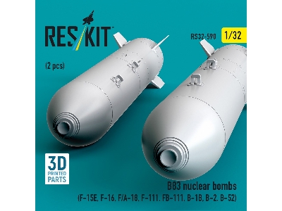 B83 Nuclear Bombs (2 Pcs / 3d Printed) - zdjęcie 3