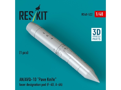 An/Avq-10 "pave Knife" Laser Designation Pod  (1 Piece / 3d Printed) - zdjęcie 2
