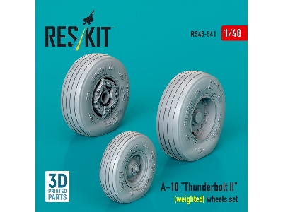 Faichild A-10 Thunderbolt Ii - Weighted Wheels Set (3d Printed) - zdjęcie 1