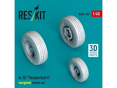 Faichild A-10 Thunderbolt Ii - Weighted Wheels Set (3d Printed) - zdjęcie 2