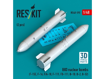 B83 Nuclear Bombs (2 Pcs / 3d Printed) - zdjęcie 1