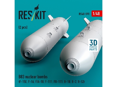 B83 Nuclear Bombs (2 Pcs / 3d Printed) - zdjęcie 2