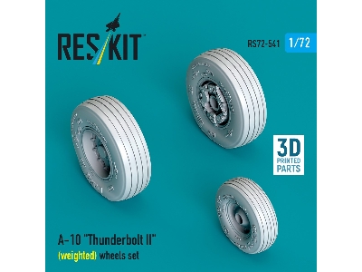 Faichild A-10 Thunderbolt Ii - Weighted Wheels Set (3d Printed) - zdjęcie 2