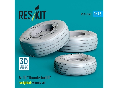 Faichild A-10 Thunderbolt Ii - Weighted Wheels Set (3d Printed) - zdjęcie 3