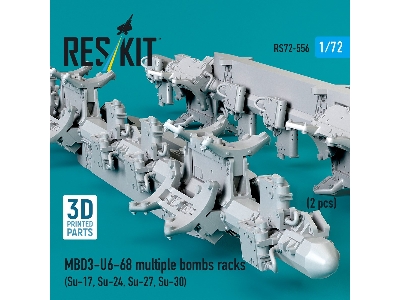 Mbd3-u6-68 Multiple Bombs Racks (2 Pcs / 3d Printed) - zdjęcie 3