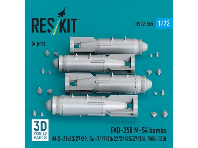 Fab-250 &#1052;-54 Bombs (4 Pcs / 3d Printed) - zdjęcie 2