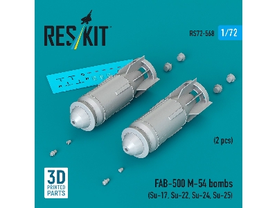 Fab-500 M-54 Bombs (2 Pcs / 3d Printed) - zdjęcie 1