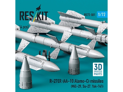 R-27er (Aa-10 Alamo-c) Missiles (4 Pcs / 3d Printed) - zdjęcie 2