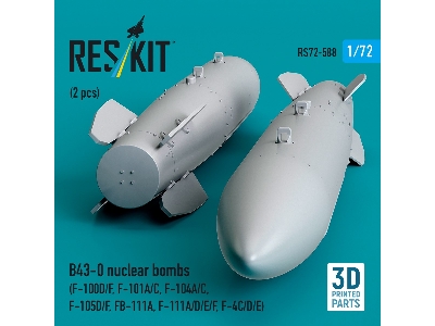 B43-0 Nuclear Bombs (2 Pcs / 3d Printed) - zdjęcie 3
