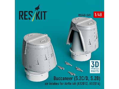 Buccaneer S.2 B/C/D - 3d-printed Air Intakes (For Airfix A12012 And A12014 Kits) - zdjęcie 3