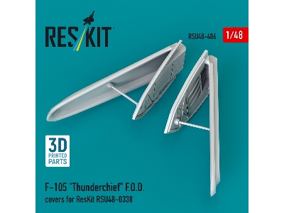 Republic F-105 Thunderchief - 3d Printed F.O.D. Covers (For Reskit Rsu48-0338 Kit) - zdjęcie 1
