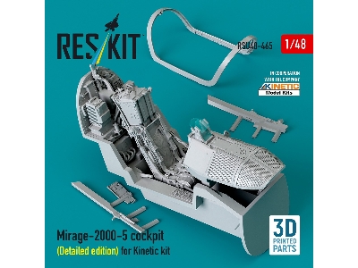 Dassault Mirage-2000-5 - 3d-printed Cockpit Detailed Edition (For Kinetic Kits) - zdjęcie 2