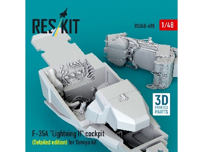 Lockheed Martin F-35 A Lightning Ii - 3d-printed Cockpit Detailed Edition (For Tamiya Kits) - zdjęcie 2