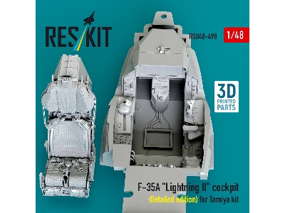 Lockheed Martin F-35 A Lightning Ii - 3d-printed Cockpit Detailed Edition (For Tamiya Kits) - zdjęcie 3
