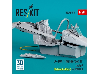 Fairchild A-10 A Thunderbolt Ii - 3d-printed Cockpit Detailed Edition (For Gwh Kits) - zdjęcie 2