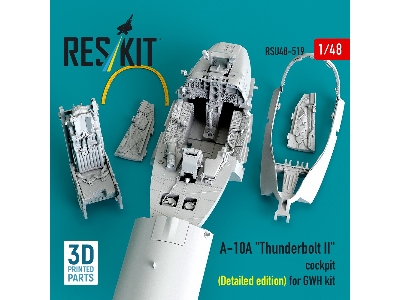 Fairchild A-10 A Thunderbolt Ii - 3d-printed Cockpit Detailed Edition (For Gwh Kits) - zdjęcie 3