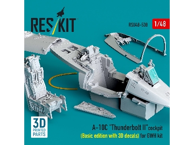 Fairchild A-10 C Thunderbolt Ii - 3d-printed Cockpit Basic Edition With 3d Decals (For Gwh Kits) - zdjęcie 2