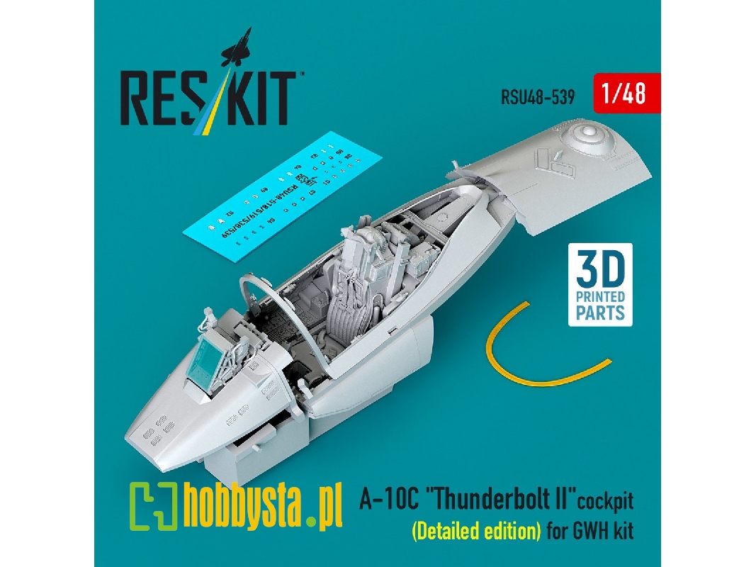 Fairchild A-10 C Thunderbolt Ii - 3d-printed Cockpit Detailed Edition (For Gwh Kits) - zdjęcie 1