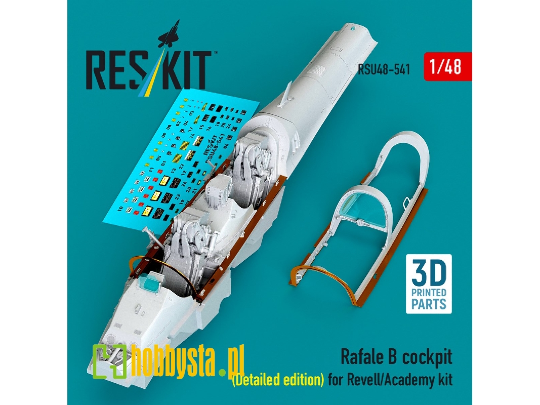 Dassault Rafale B - 3d-printed Cockpit Detailed Edition (For Revell / Academy Kits) - zdjęcie 1