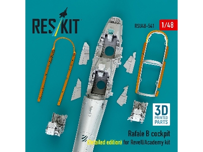 Dassault Rafale B - 3d-printed Cockpit Detailed Edition (For Revell / Academy Kits) - zdjęcie 3