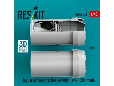 Sepecat Jaguar - 3d-printed Exhaust Nozzles (For Kitty Hawk / Zimimode Kits) - zdjęcie 2