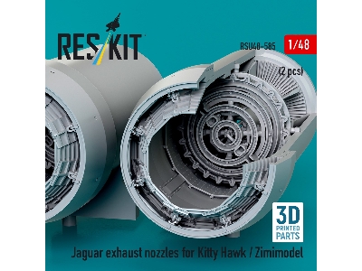 Sepecat Jaguar - 3d-printed Exhaust Nozzles (For Kitty Hawk / Zimimode Kits) - zdjęcie 3