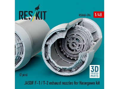 Jasdf F-1 / T-2 - 3d-printed Exhaust Nozzles (For Hasegawa Kits) - zdjęcie 3