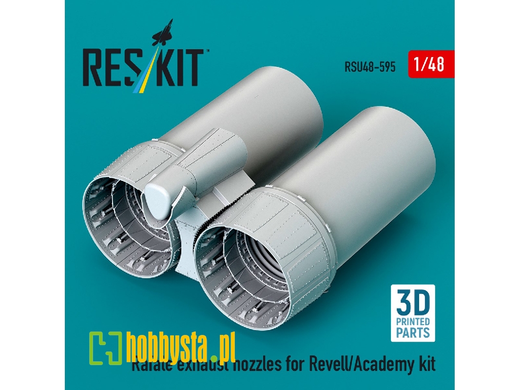 Dassault Rafale - 3d-printed Exhaust Nozzles (For Revell / Academy Kits) - zdjęcie 1