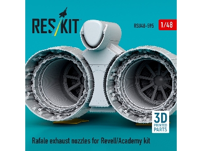 Dassault Rafale - 3d-printed Exhaust Nozzles (For Revell / Academy Kits) - zdjęcie 2