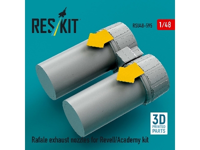 Dassault Rafale - 3d-printed Exhaust Nozzles (For Revell / Academy Kits) - zdjęcie 3