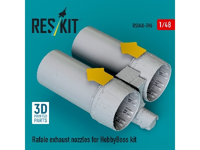 Dassault Rafale - 3d-printed Exhaust Nozzles (For Hobby Boss Kits) - zdjęcie 1